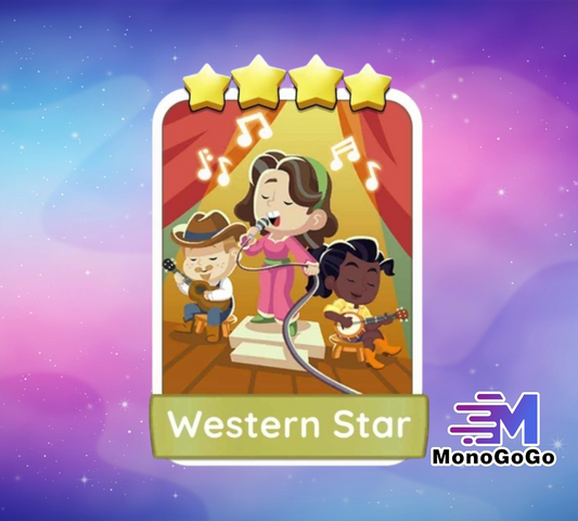 Western Star - Set 10 - Monopoly Go 4 Star Sticker