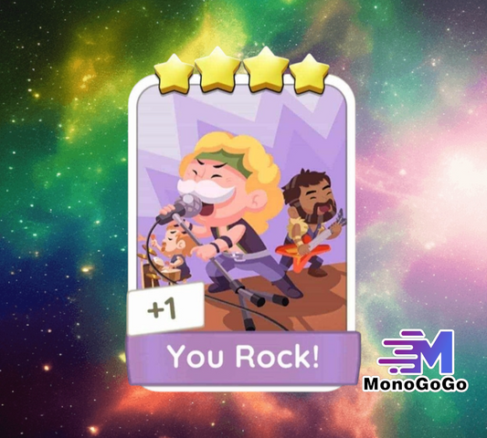 You Rock! - Set 23 - Monopoly Go 4 Star Sticker